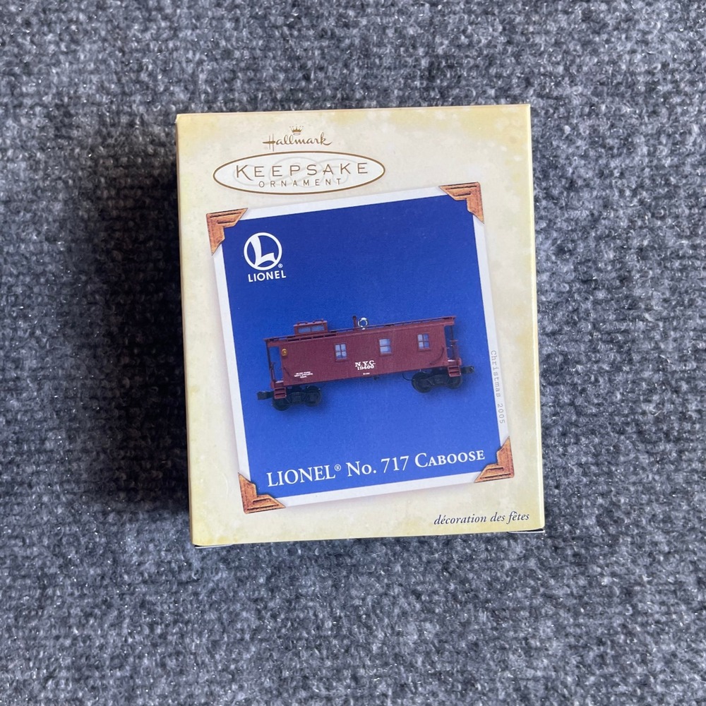 Hallmark Keepsake 2005 Lionel No. 717 Caboose Die-Cast Metal Ornament QX2122